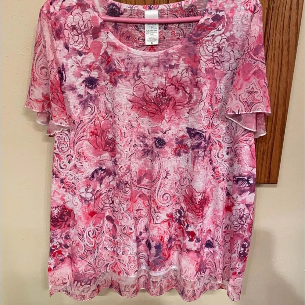 Time and Tru ladies Pink XXL top